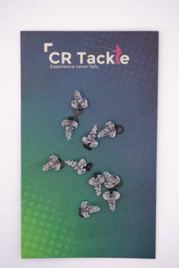 CR Tackle Baitscrew ringswivel clear 10st