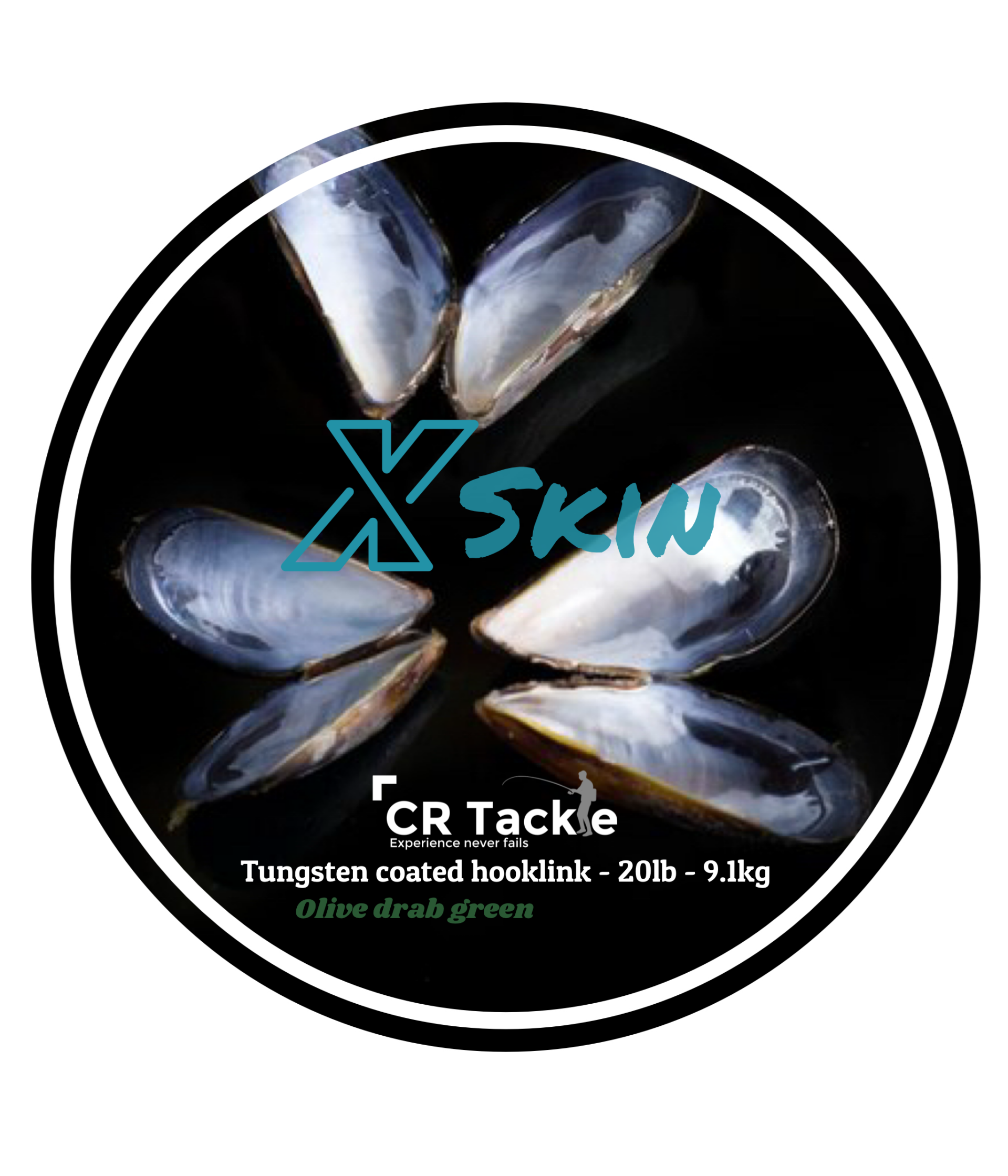 CR Tackle Xskin Tungsten coated hooklink (10m)