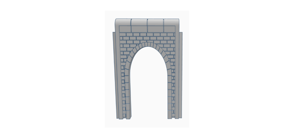 Porte de Tunnel HO Simple et double voie