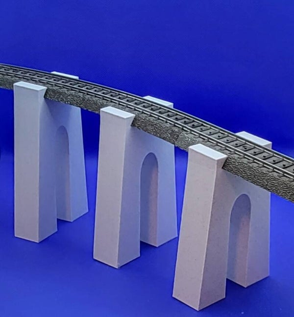 Piliers pour rails Marklin C petite arche - Ho - 1/87