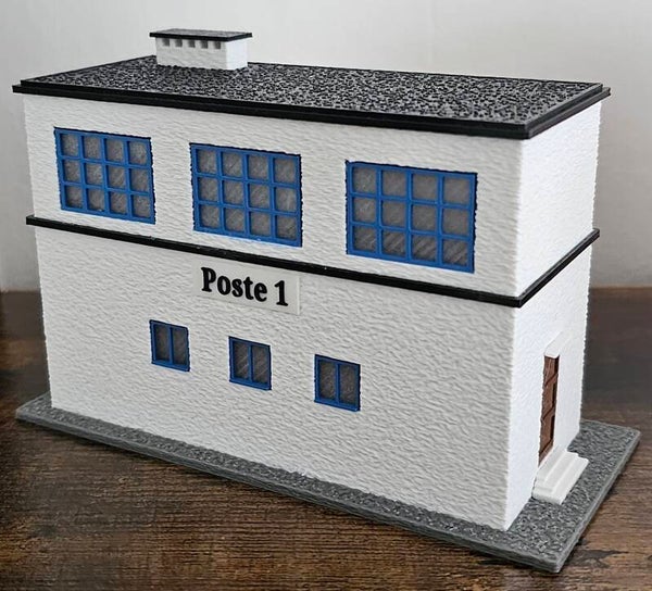 🏷️ Poste d’aiguillage – Échelle HO (1/87)