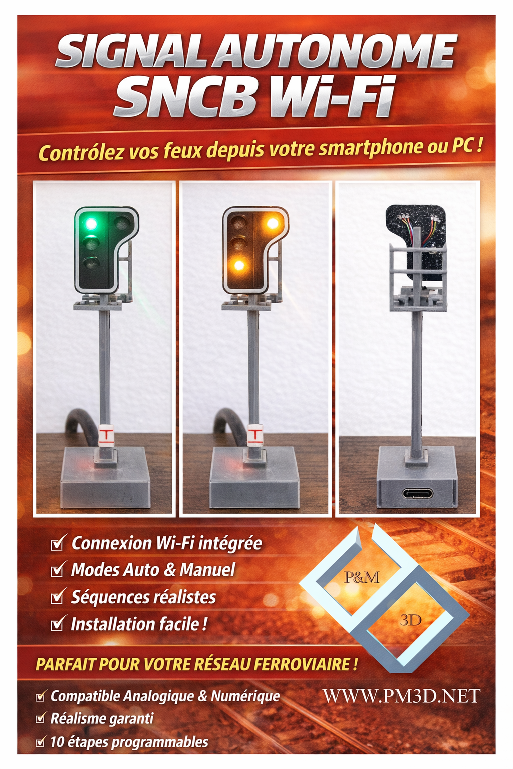 Signal Autonome SNCB Wi-Fi – HO – 1/87