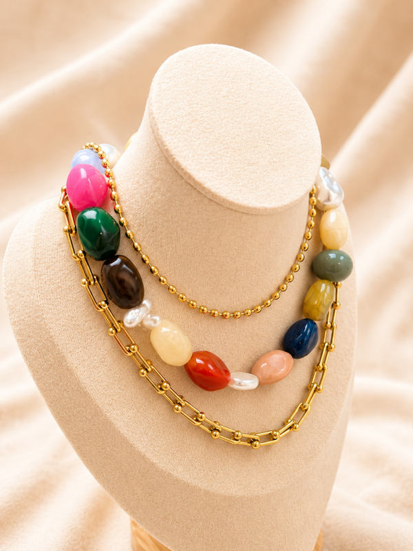 Sunset pearl ketting