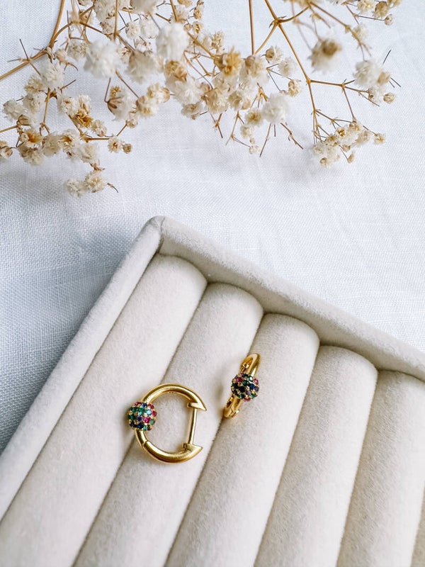 Little discoball hoop