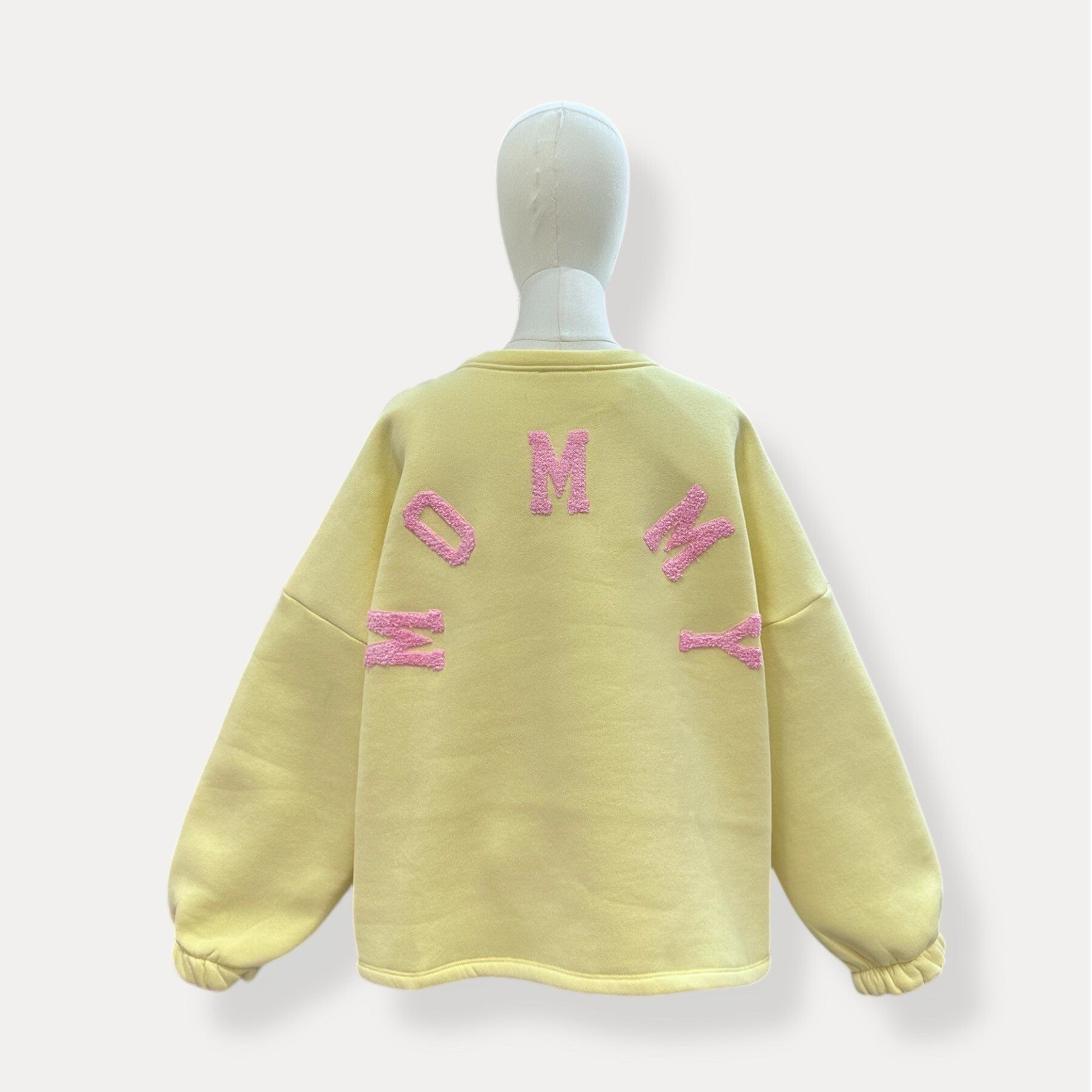 Mommy Sweater Yellow & Pink
