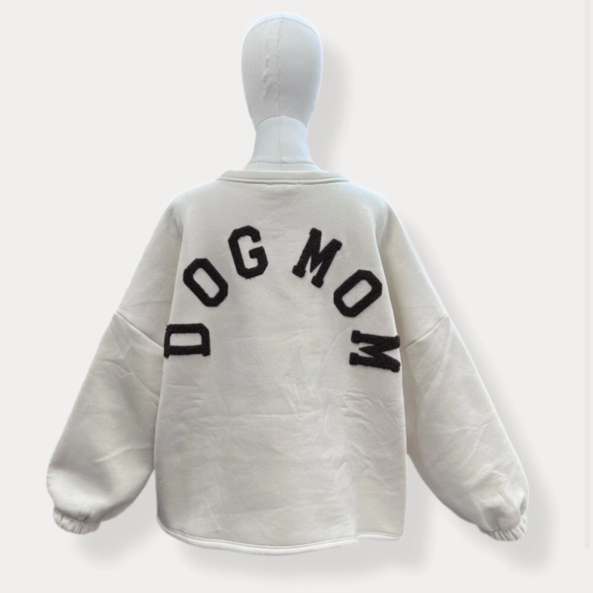 Dogmom sweater Beige