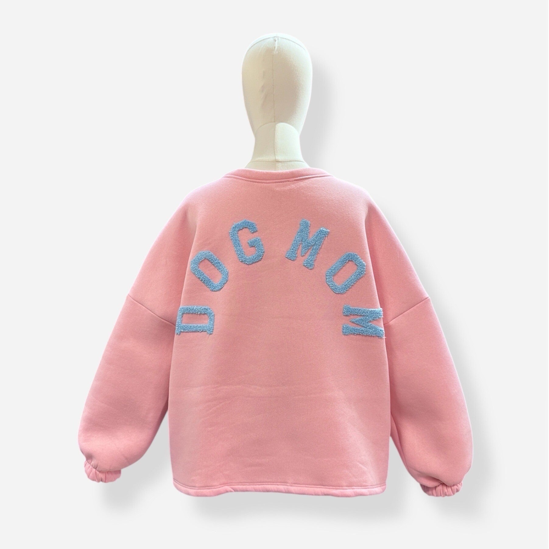 Dogmom sweater Pink & blue