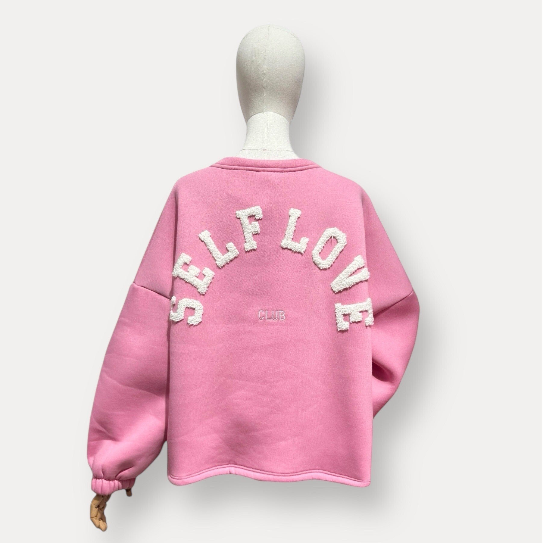 Selflove sweater Pink & creme