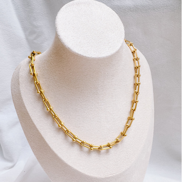 Statement ketting goud