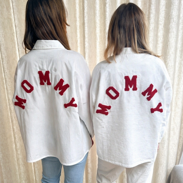 Mommy white hemd