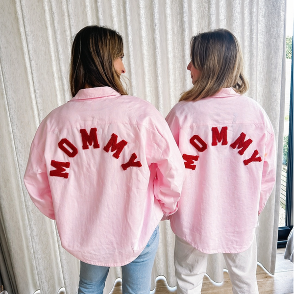 Mommy pink hemd