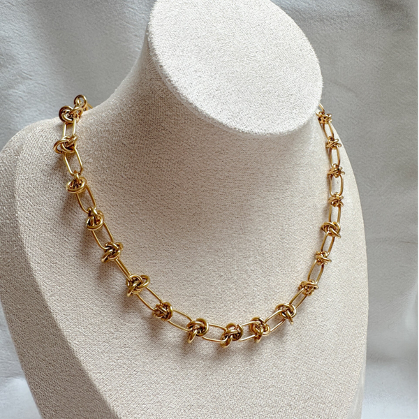 Statement ketting goud