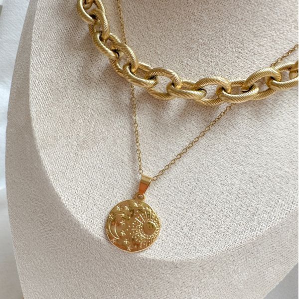 Ketting sun & moon