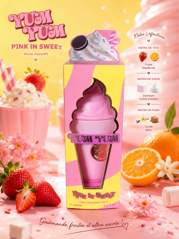 YUM YUM – PINK IN SWEET | Brume parfumée 100 ml 🍓