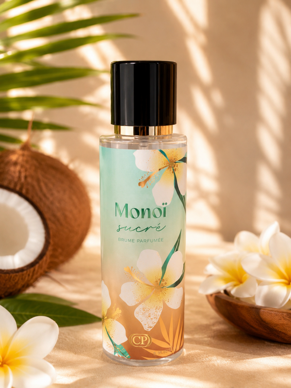 🍬🌴 Brume Parfumée Monoï Sucré 250 ML – Collection Platinum