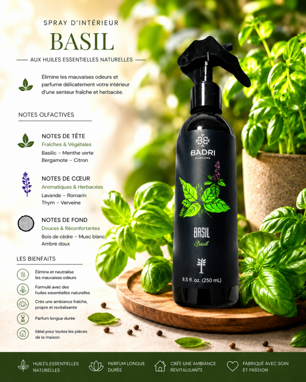 Spray d’intérieur Basil