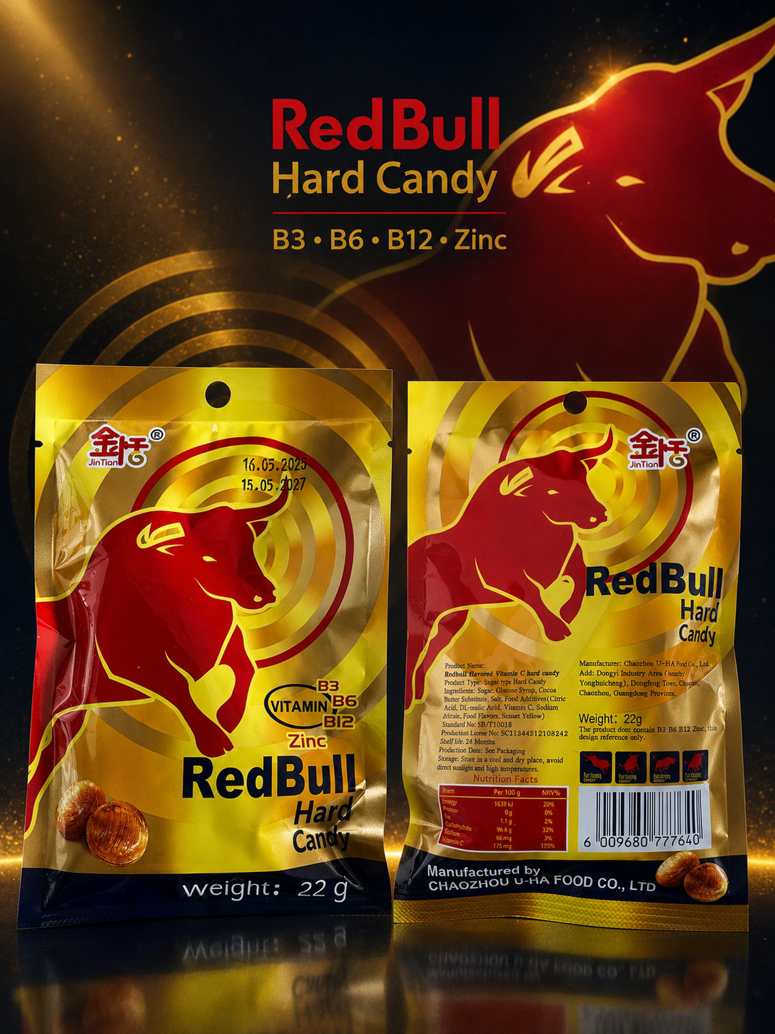 Bonbons red bull