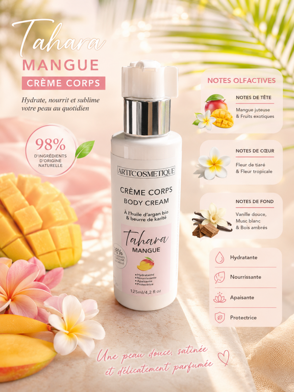 🥭 Crème Corps Tahara Mangue  Articosmétique