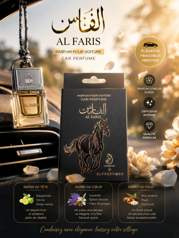 🖤 AL FARIS – Parfum pour voiture | Homme