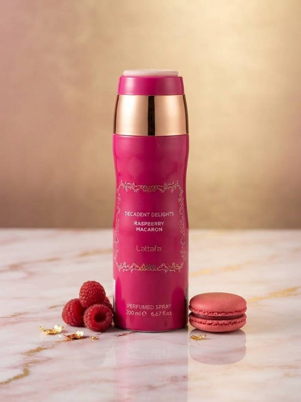 spray corporel et déodorant parfumé Raspberry Macaron