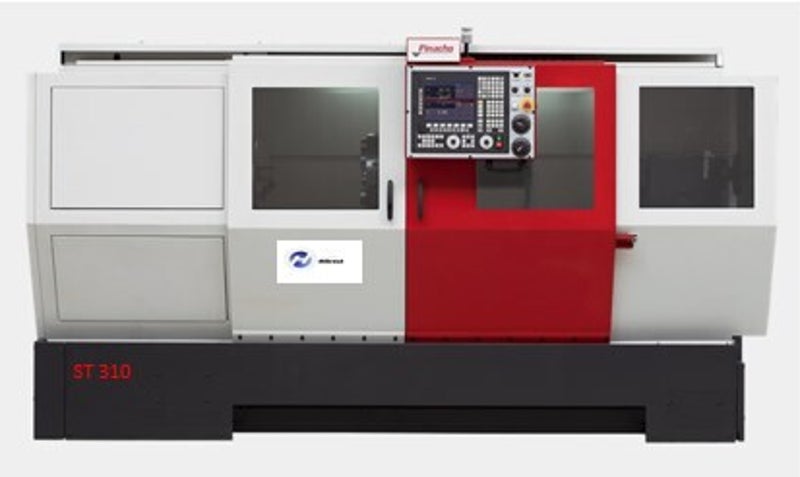 Pinacho ST310x1000, Zyklen-Drehmaschine, Spitzenhöhe 310 mm, Drehdurchmesser 620 mm, Drehlänge 1000 m,m, Maschinen Härtel, Steuerung, Fanuc, Fagor, Siemens