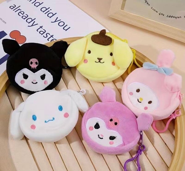 Plush coin purse