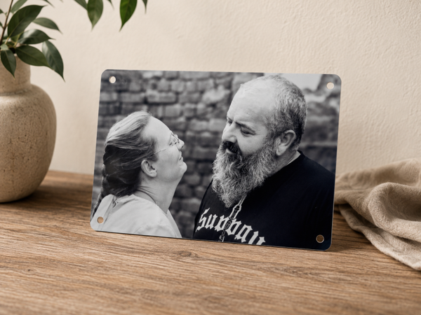 Plaque aluminium personnalisable – 10 x 15 cm