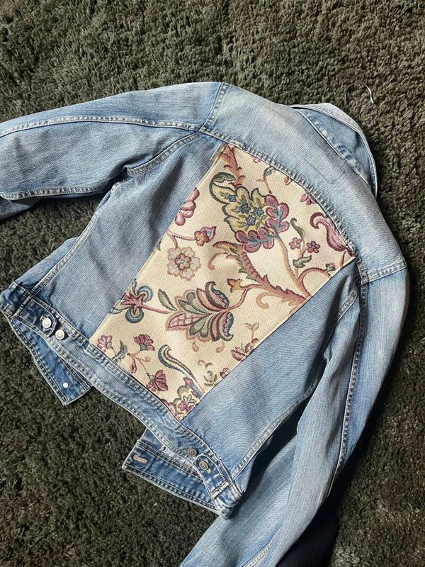 Denim jacket blauw Gobelin, maat M