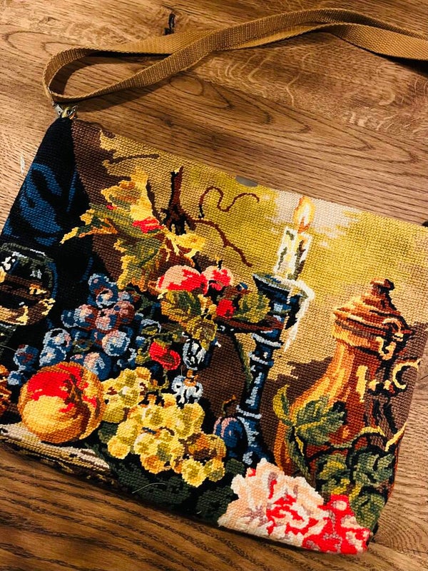 Tas schoudertas ‘Stilleven met kaars’ maat M