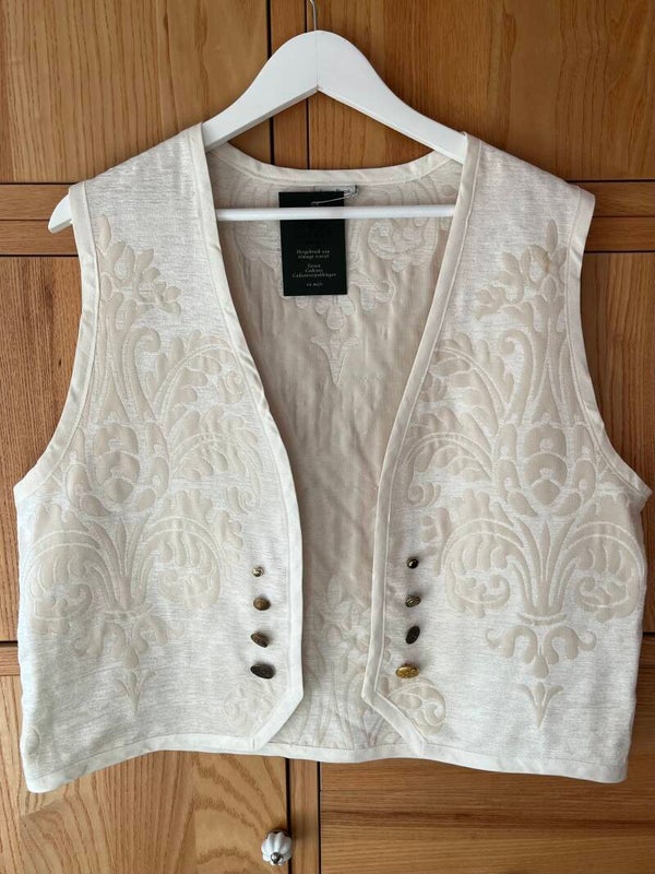 Gilet met vintage knopen maat L / XL