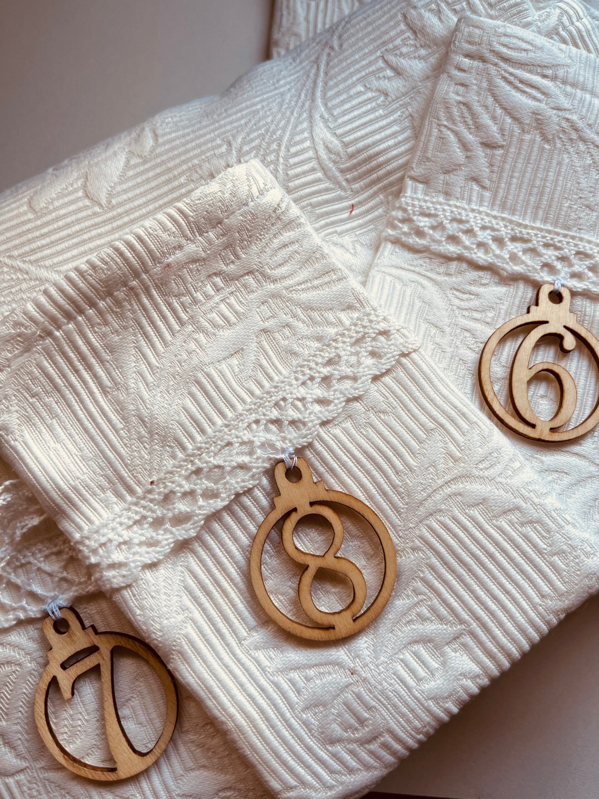 Luxe set: Advent kalender landelijk met opbergzakje, maat L