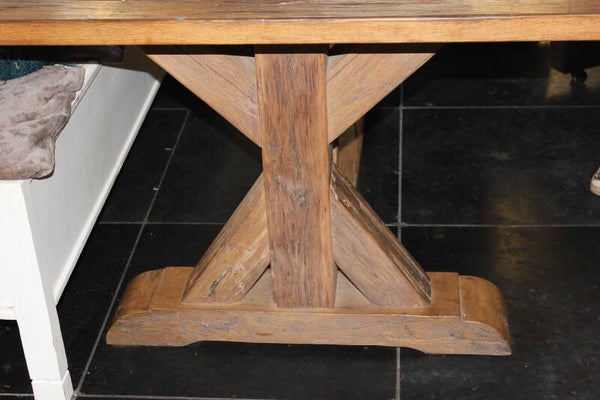 barnwood tafel met x poot
