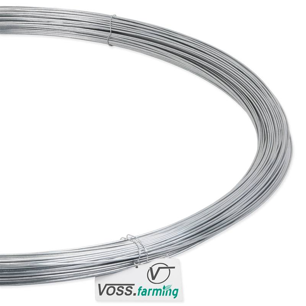 schrikdraad 200 meter, verzinkte massieve staaldraad 2.0mm