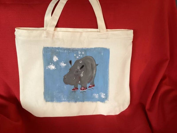 Hippo on Roller Blades