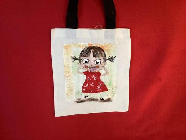 Young Girl with Pigtails