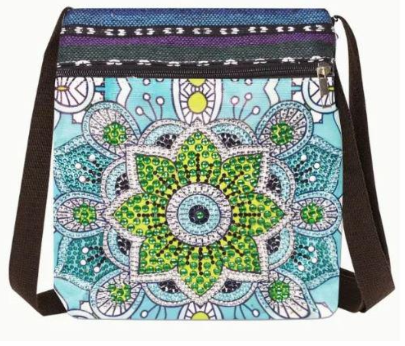 Green Mandala Purse