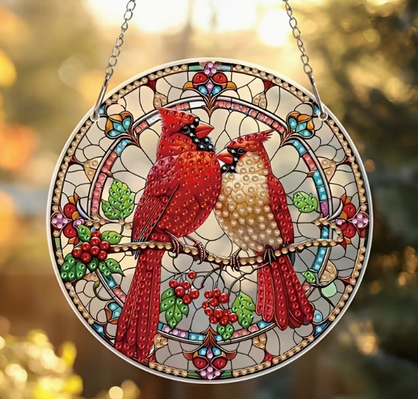 Cardinal Suncatcher