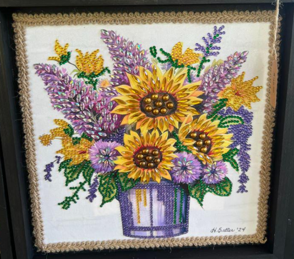 Sunflowers & Lilacs