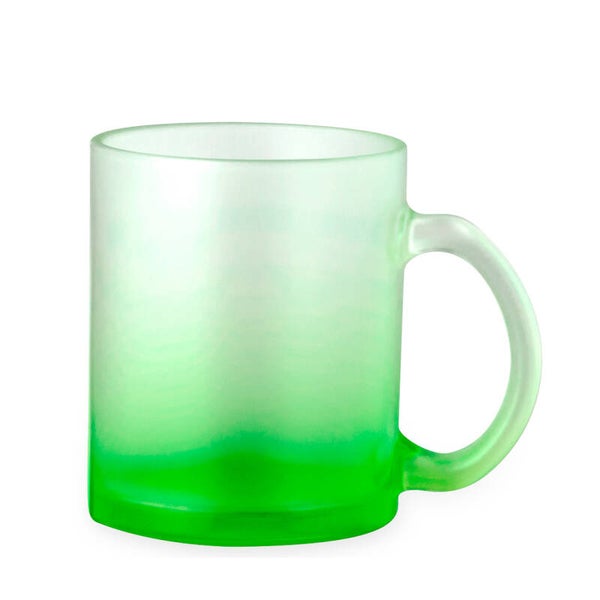 Taza cristal base color
