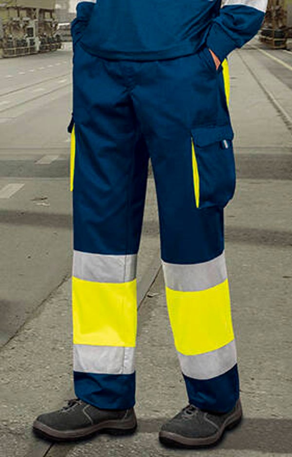 Pantalón alta visibilidad ajustado