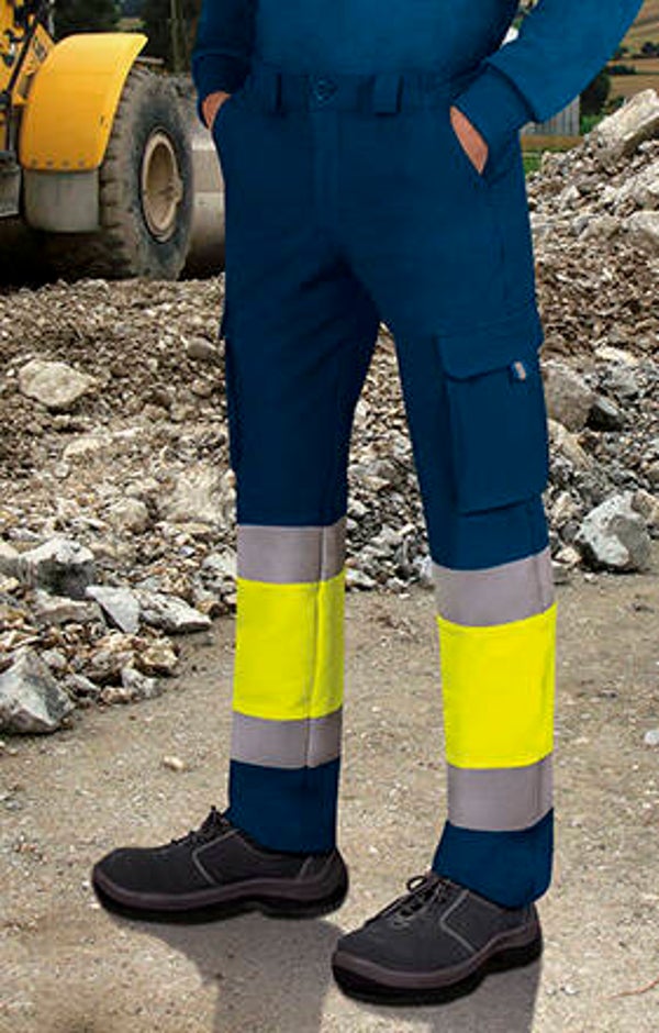 Pantalón multibolsillos alta visibilidad