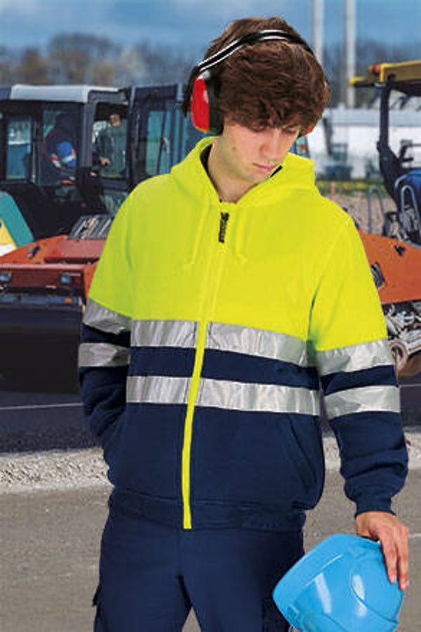 Sudadera capucha alta visibilidad