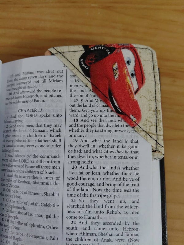 Fabric bookmark