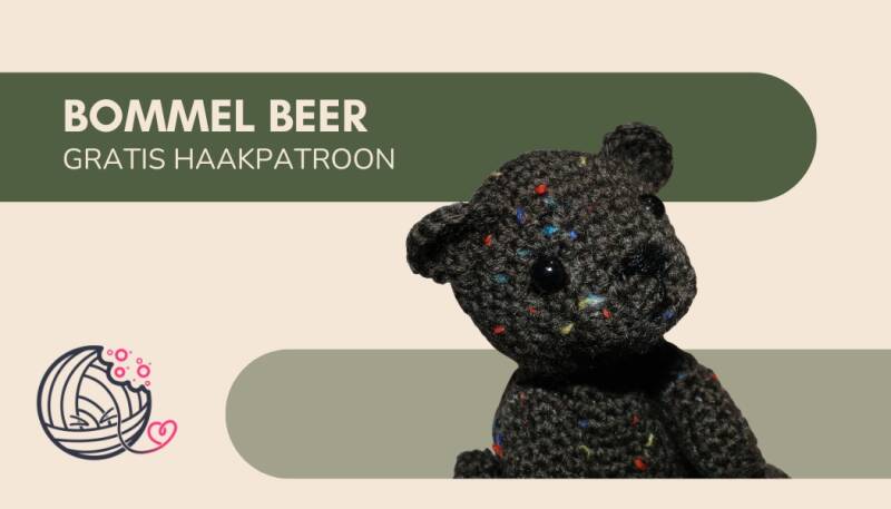 Beer, bruine beer, haakpatroon, yummigurumi, amigurumi