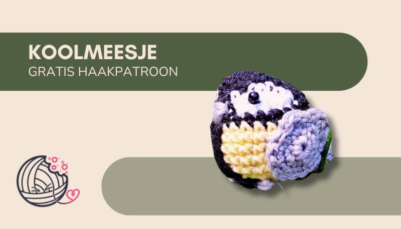 Koolmees, vogel, haakpatroon, yummigurumi, amigurumi