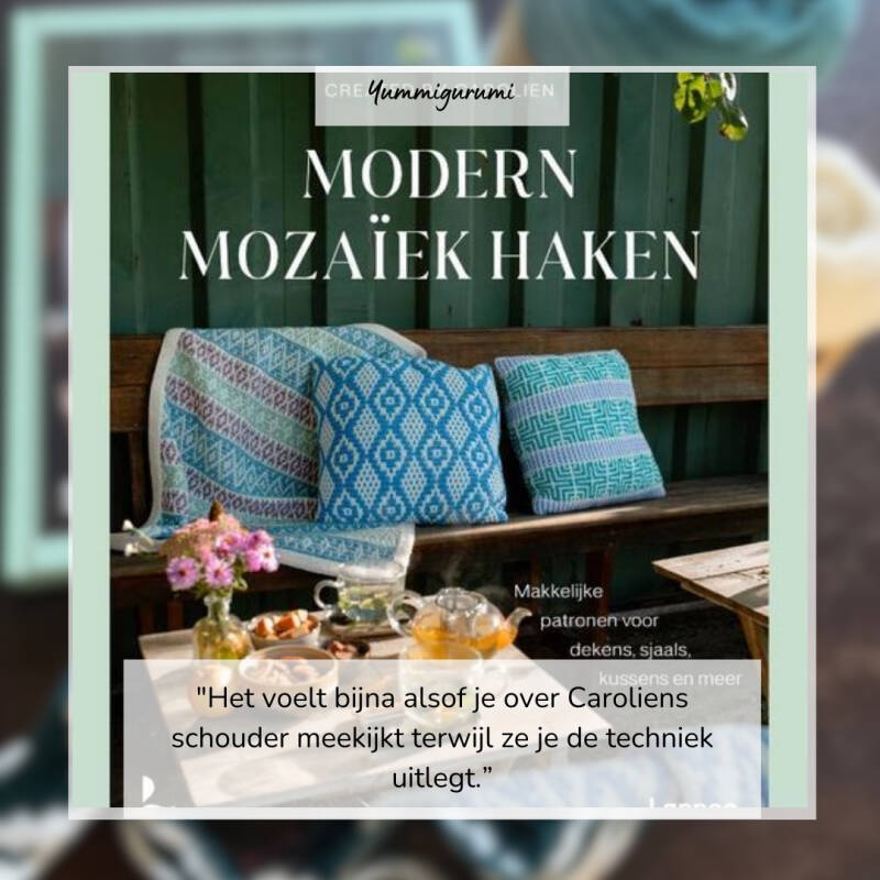 created by carolien, boek Modern mozaiek haken
