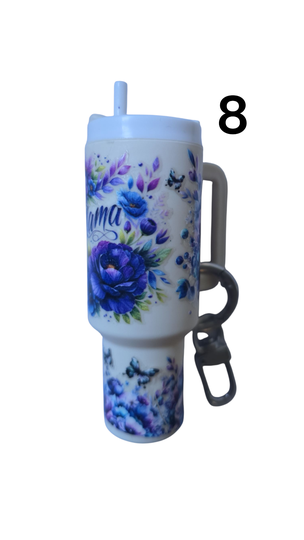 Mini tumbler key ring