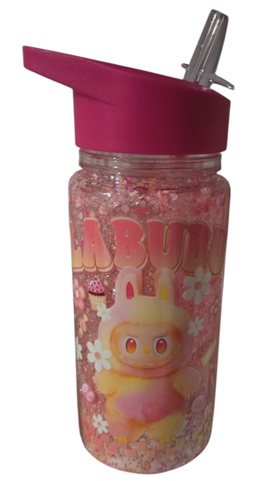Kids acrylic snow globe drink bottle