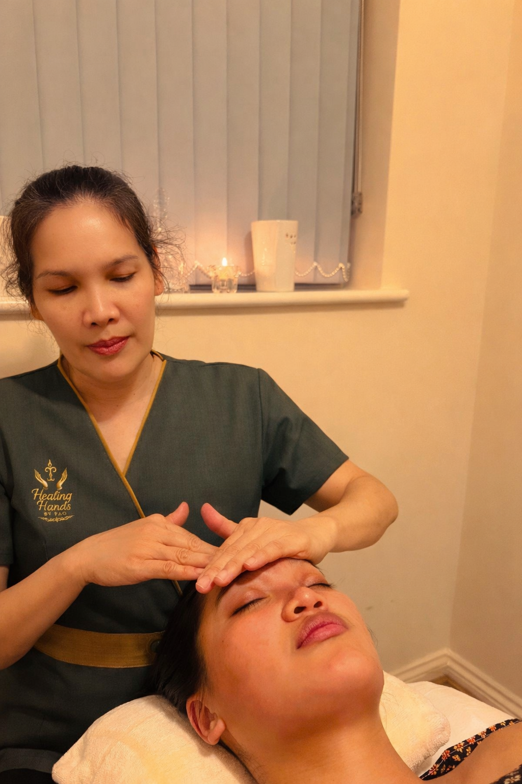 Relaxing Face massage