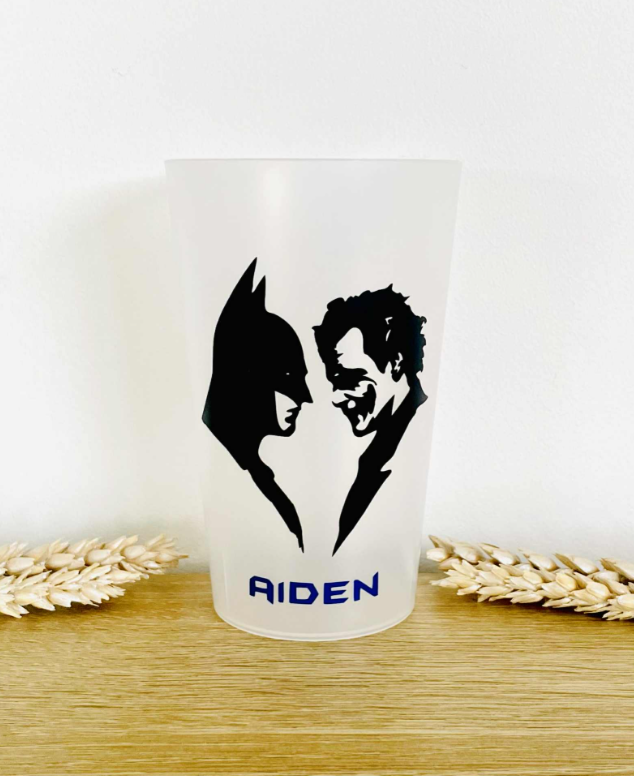 Gobelet personnalisé Batman et le Joker